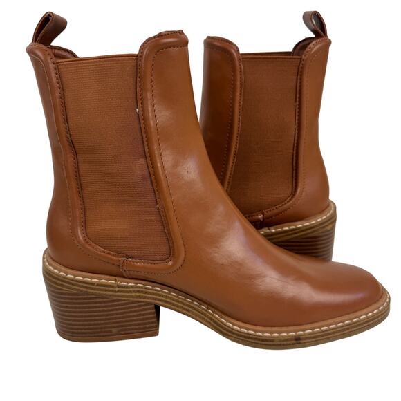 STEVEN NEW YORK‎ CABELL CHELSEA PULL ON BOOTS IN TAN NWOB WOMEN'S SIZE 8.5M - Picture 6 of 12